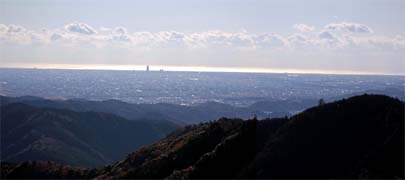 光明寺遺跡からの眺め